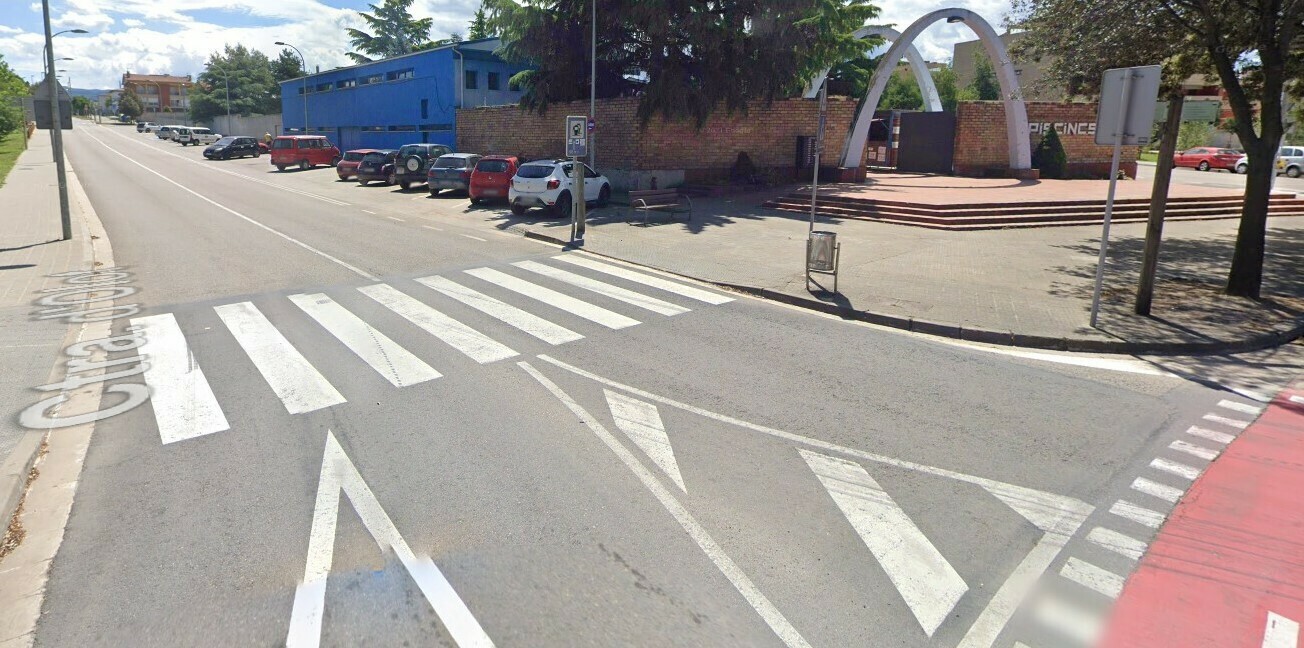 Imatge pels mitjans: Carril bici des de la rotonda de la plaça Sanglas Alsina fins a l’escola Pompeu Fabra