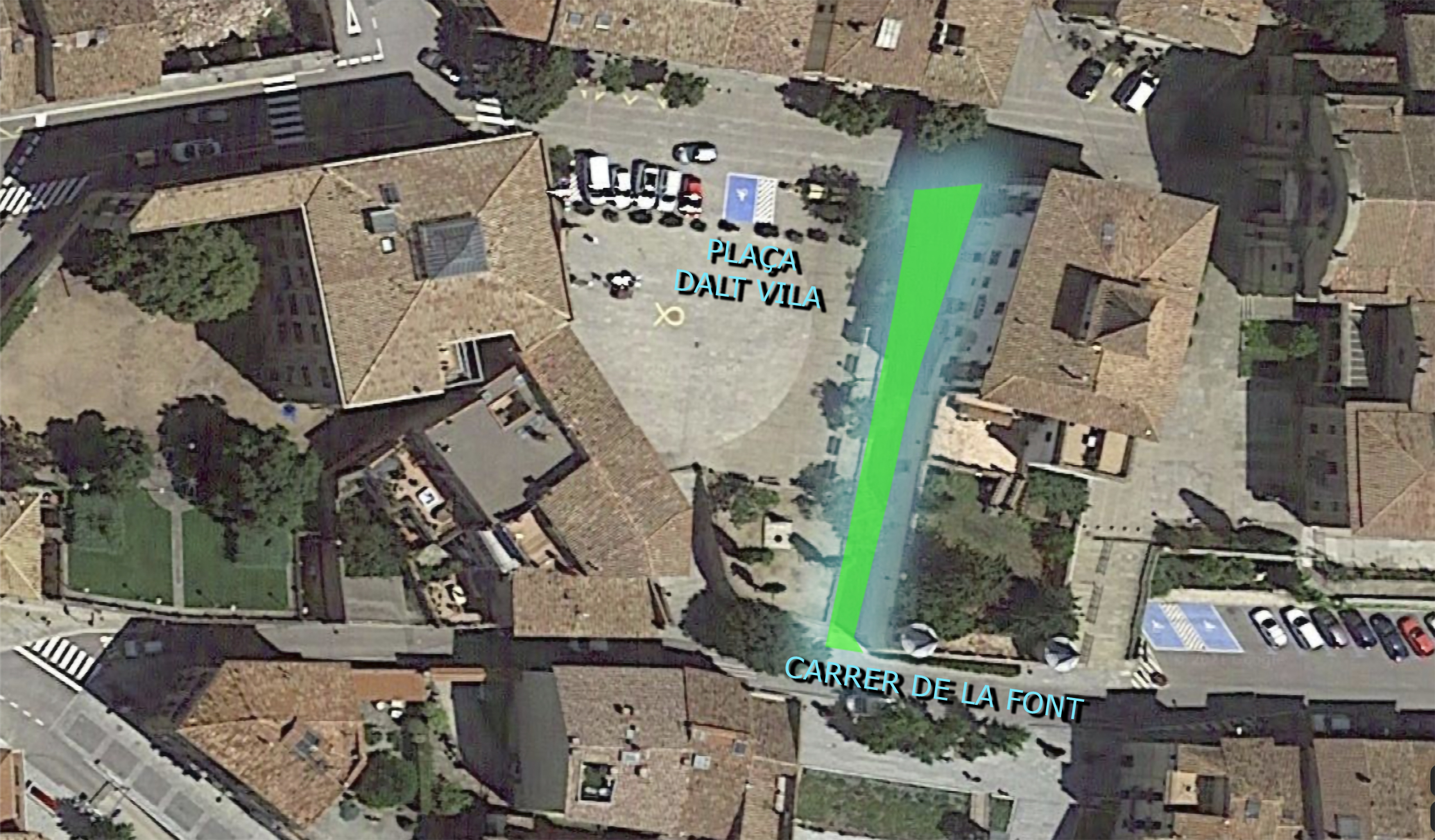 Imatge pels mitjans: Convertir en carrer de vianants la pujada entre el carrer de la Font i la plaça Dalt Vila