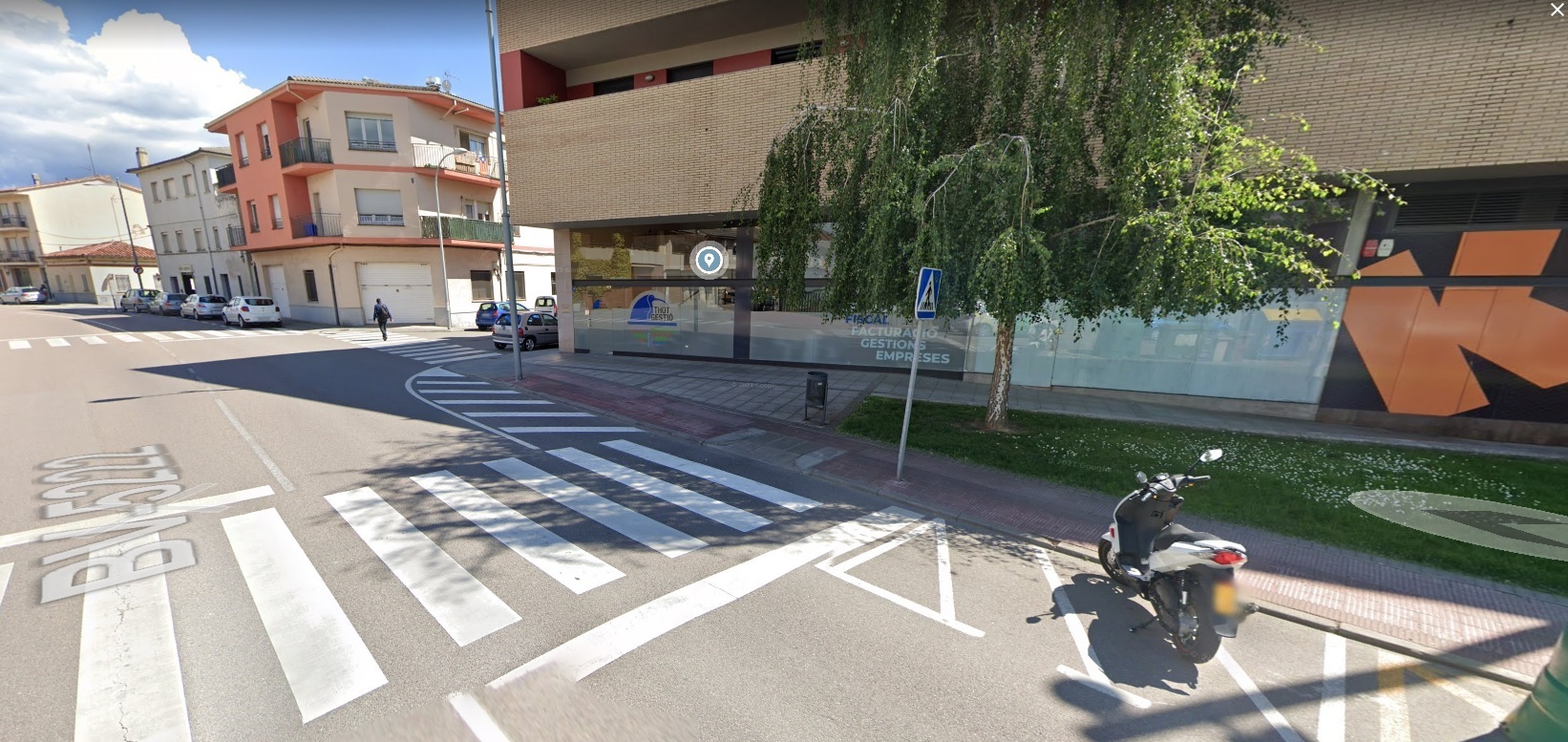 Imatge pels mitjans: Millora visibilitat pas de vianats carretes de Roda